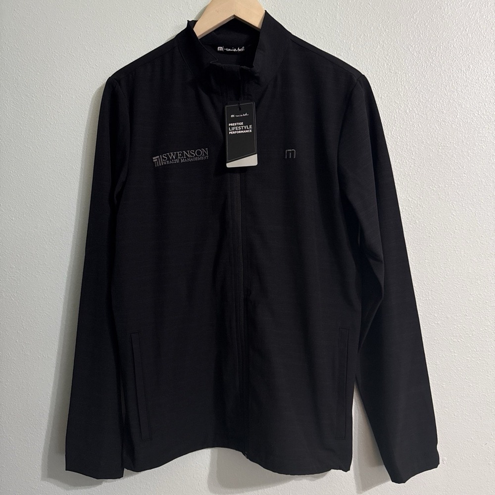NEW Travis Mathew Golf Jacket Road Soda jacket Black Mens Sz S NWT